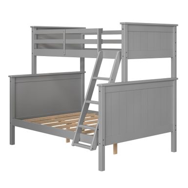 Pierlet Twin Over Full Bunk Bed Gray