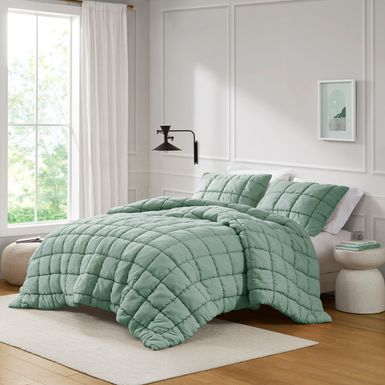 Sage Dream Puff Down Alternative Comforter Set Full/Queen