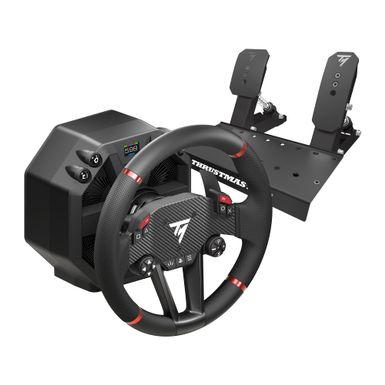 Thrustmaster - T598, Direct Axial Drive Force Feedback Racing Wheel and Pedal Set (PS5, PS4, PC) - Black