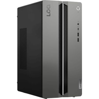 Lenovo - LOQ Tower Gaming Desktop - Intel i5 14400F - 16GB Memory - NVIDIA GeForce RTX 3050 - 512GB SDD - Luna Gray