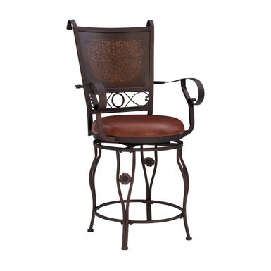 Bowman Big And Tall Armed Counter Stool