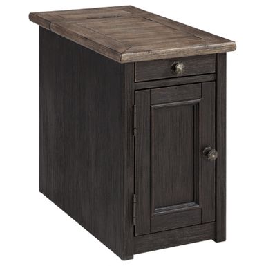 Grayish Brown/Black Tyler Creek Chair Side End Table