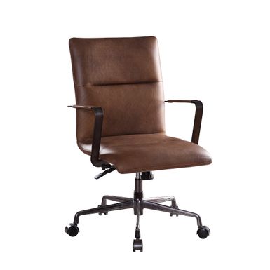 ACME Indra Office Chair, Vintage Chocolate Top Grain Leather