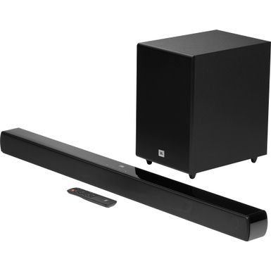 JBL - Cinema SB170 2.1 Channel Soundbar with Wireless Subwoofer - Black