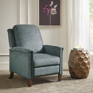 Grey Salina Push Back Recliner