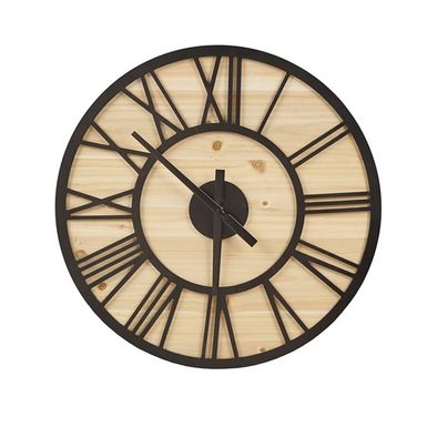 Mason 23.6" Wood Wall Clock