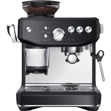 Breville - the Barista Express Impress Espresso Machine - Black Truffle