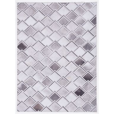 Lorraine Gray And Ivory 5X7 Area Rug