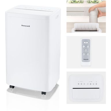 HONAC - 12,000 BTU Portable Air Condition with Dehumidifier and Fan in White