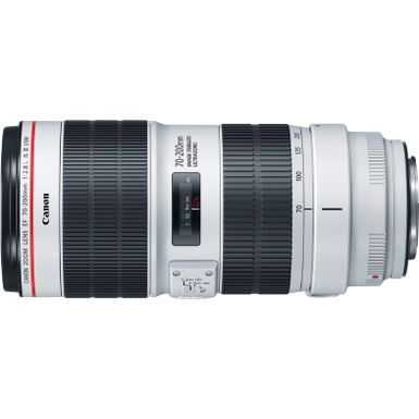 Canon - EF70-200mm F2.8L IS III USM Optical Telephoto Zoom Lens for EOS DSLR Cameras - White