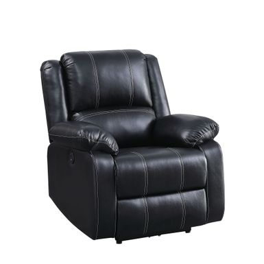 ACME Zuriel Power Motion Recliner w/USB, Black Synthetic Leather