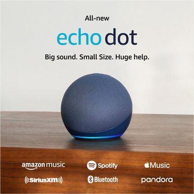 Amazon - Echo Dot (5th Gen 2022 Release) Smart Speaker with Alexa - Deep Sea Blue