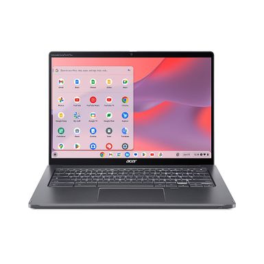 Acer - Chromebook Spin 714 2-in-1 Touch Screen Laptop - Intel i7-1355U with 8GB LPDDR4X 256GB SSD - Steel Gray