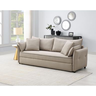 ACME Irina Sofa w/Sleeper, Beige Fabric