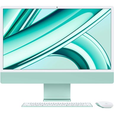 Apple - iMac 24 All-in-One - M3 chip - 8GB Memory - 256GB - Green