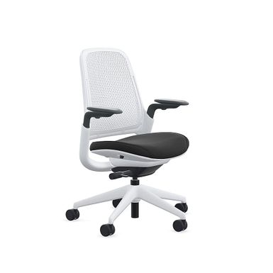 Steelcase - Series 1 Air Chair with Seagull Frame - Era Onyx / Seagull Frame