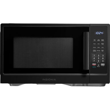 Insignia - 1.1 Cu. Ft. Countertop Microwave - Black