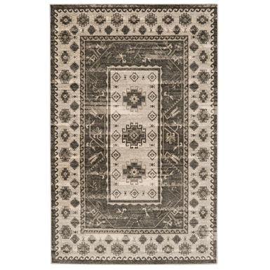 Vachel Gray And Charcoal 5X7.6 Area Rug