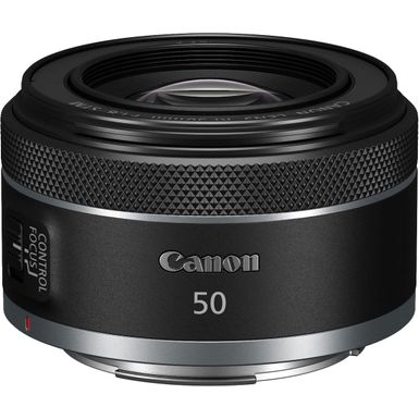 Canon - RF50mm F1.8 STM Standard Prime Lens for EOS R-Series Cameras - Black