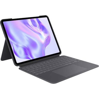 Logitech - Combo Touch for iPad Pro 13-inch (Latest Model)(M4 chip) Keyboard Case with Detachable Keyboard and Trackpad - Graphite