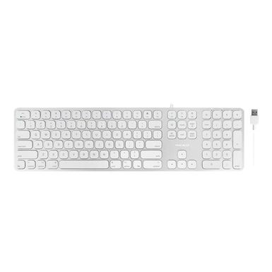 Macally MLUXKEYA - keyboard - silver Input Device