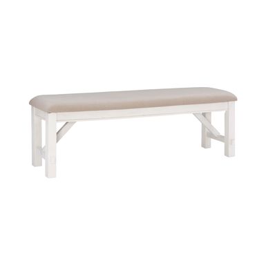 Delmont Bench White