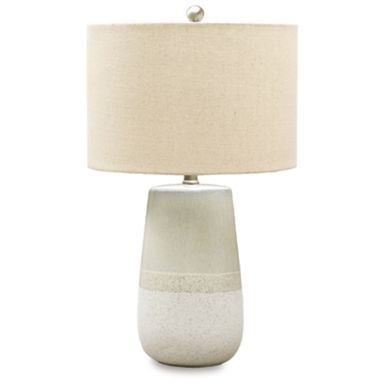 Beige/White Shavon Ceramic Table Lamp (1/CN)