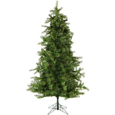 Christmas Time 7.0' Colorado Pine, Green Christmas Tree, Clear Smart Lights, Easy Connect