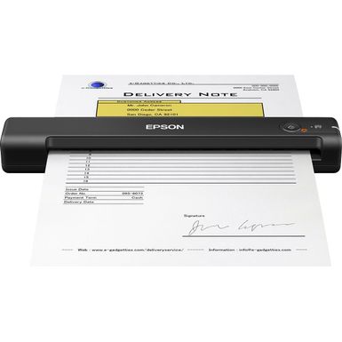 Epson - WorkForce ES-50 Mobile Color Sheetfed Document Scanner - Black