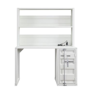 ACME Cargo Writing Desk w/Hutch, White