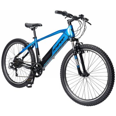 Hyper - 26 Mountain Electric Bike eBike w/ 20mph Max Speed  20 Mile Operating Range - Universal Size - UL Approved  Certified - Blue