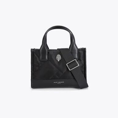 Kurt Geiger Extra Small Recycled Square Shopper - Black