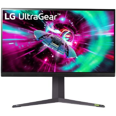 LG - UltraGear 32" IPS UHD 1-ms FreeSync and G-SYNC Compatible Monitor with HDR (Display Port, HDMI) - Black