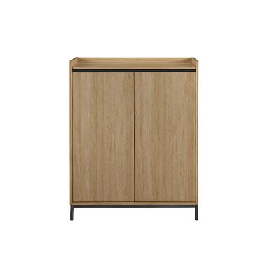 Walker Edison - Contemporary Accent Cabinet - Coastal Oak