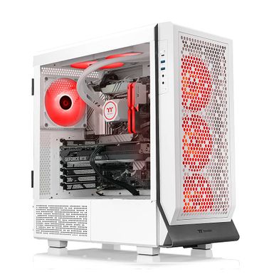 Thermaltake - Apollo i477T Gaming Desktop-14th Gen Intel Core-i9-14900KF-32GB Memory-NVIDIA GeForce RTX 4070 Ti Super 2TB M.2 NVMe M.2 - White