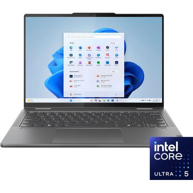 Lenovo - Yoga 7i 2-in-1 14" 2K Touchscreen Laptop - Intel Core Ultra 5 125U with 16GB Memory - 512GB SSD - Storm Grey