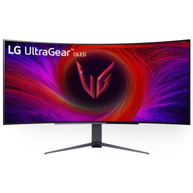 LG UltraGear 45" OLED Curved WQHD 240Hz 0.03ms FreeSync and NVIDIA G-SYNC Compatible Gaming Monitor with HDR400 - Black