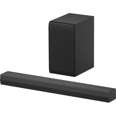 LG - 2.1 Channel S40T Soundbar with Wireless Subwoofer and Bluetooth Connectivity - Black