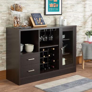 ACME Hazen Wine Cabinet, Espresso