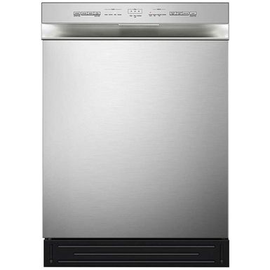 Midea - 24" Front Control Dishwasher, 52 dBA, Hybrid Tub