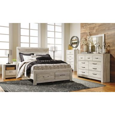 Whitewash Bellaby One Drawer Night Stand