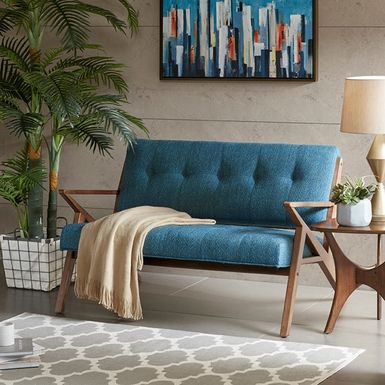 Blue Rocket Loveseat