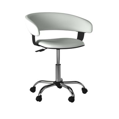 Verona Adjustable Desk Chair White