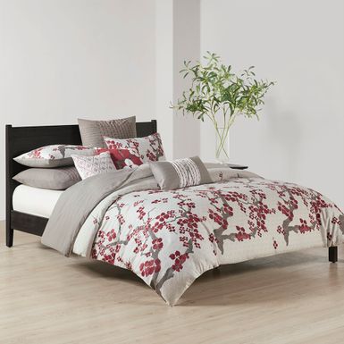 Multi Cherry Blossom Duvet Cover Mini Set, King