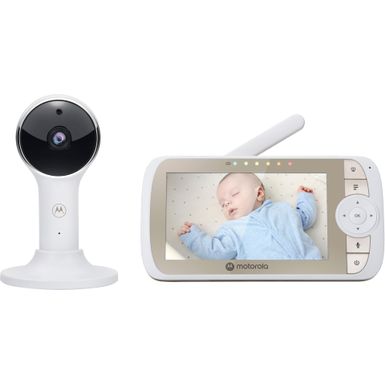 Motorola - VM65 Connect 5" WiFi Video Baby Monitor - White