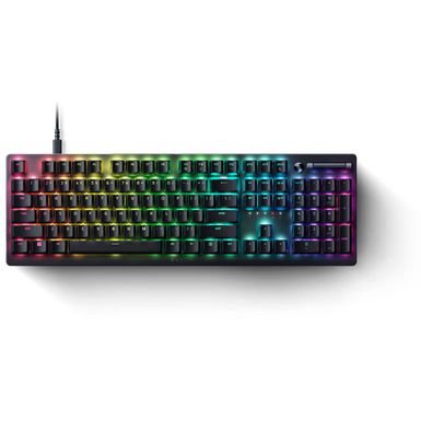 Razer - DeathStalker V2 Full Size Wired Optical Linear Gaming Keyboard with Low-Profile Design - Black