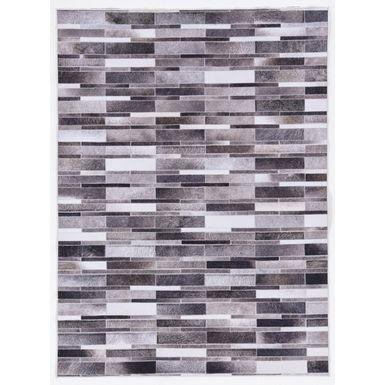 Lawshe Gray And Ivory 3X5 Area Rug