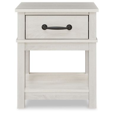 White Dorrinson One Drawer Night Stand