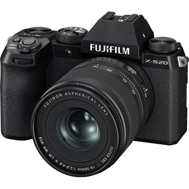 Fujifilm - X-S20 Mirrorless Camera with XF16-50mmF2.8-4.8 R LM WR Lens - Black