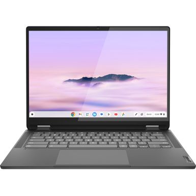 Lenovo - Flex 5i Chromebook Plus Laptop with Google AI - 14" 2K Touch - Intel i3-1315U - 8GB RAM - Intel UHD Graphics - 128GB SSD - Storm Grey